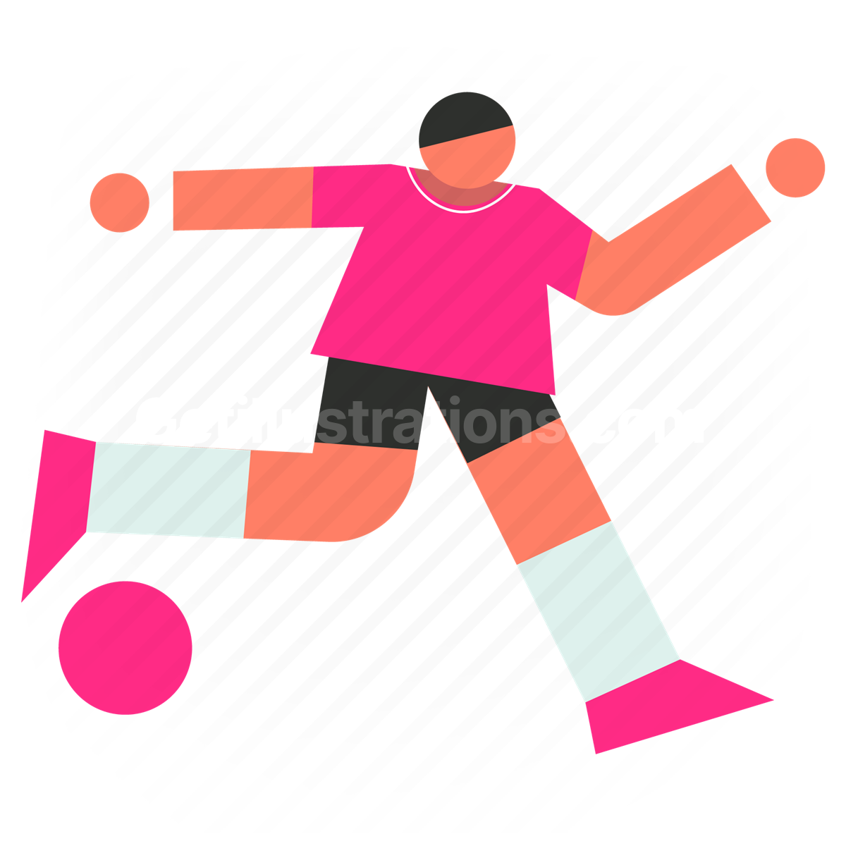 Sports and Fitness illustration